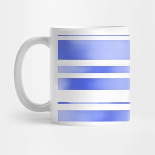 Purple Watercolour Stripes Mug